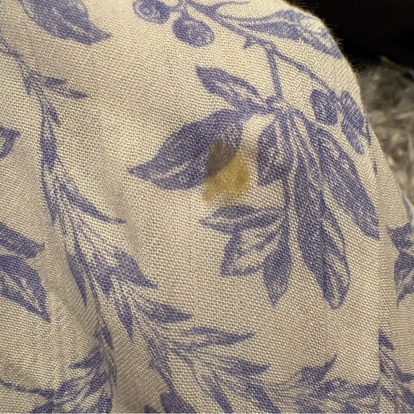 Vintage April Cornell dress French Toile print blue white rayon - Picture 15 of 15